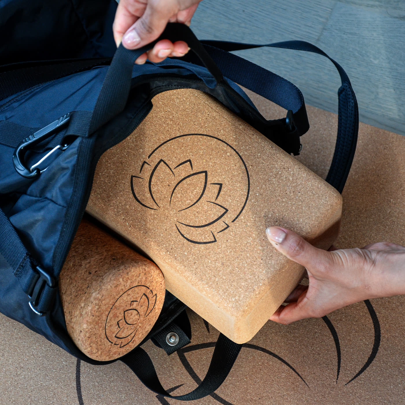 Cork Yoga Blocks – Set of 2, photo 1 of 7